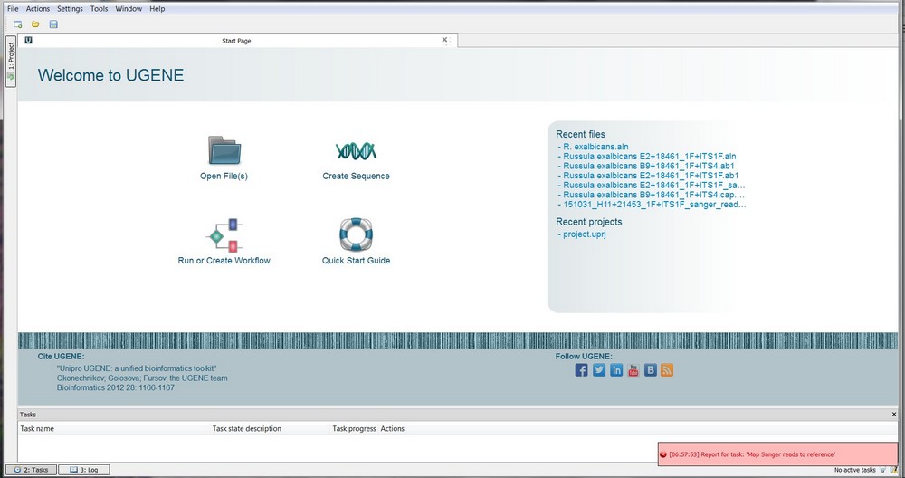 UGENE Forum - How to create consensus sequence from forward and reverse ...